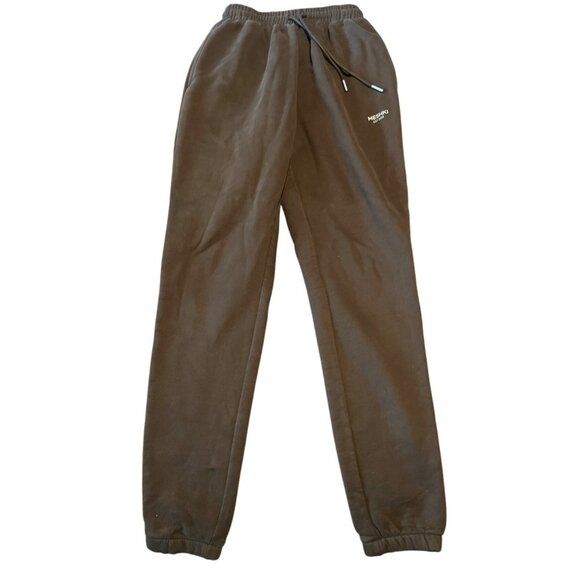 Meshki Womens Joggers Pants XS Brown Sweatpants - Picture 1 of 8